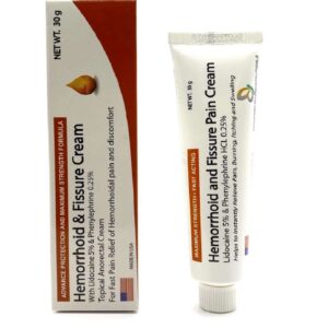 Hemorrhoid fissure relief cream lidocaine 5% with phenylephrine