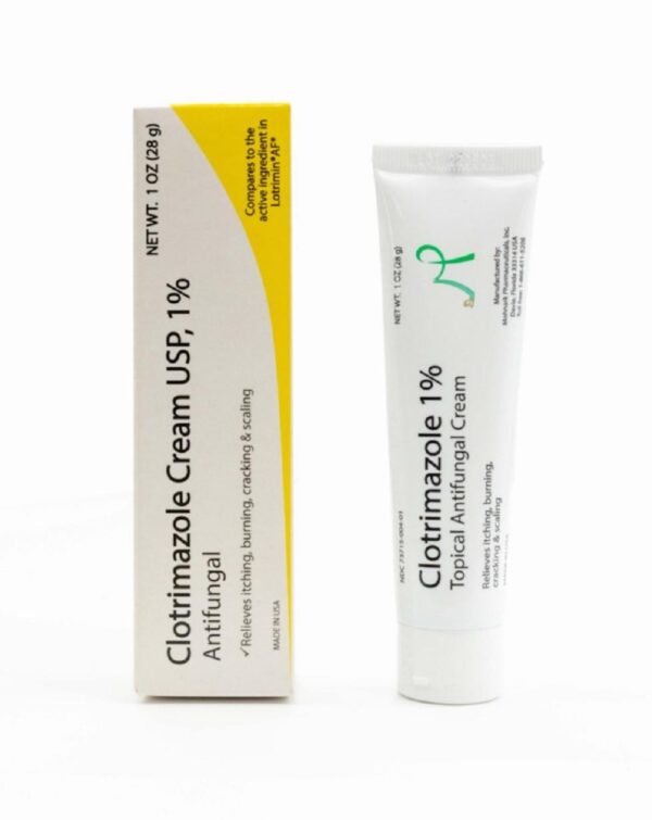 Clotrimazole cream for athlete’s foot jock itch ringworm treatment